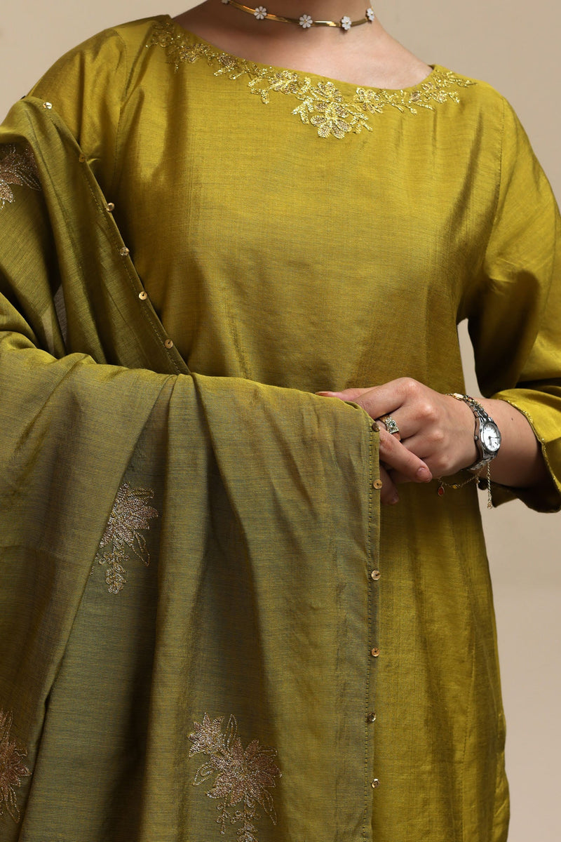 Embroidered 3-Piece Ensemble