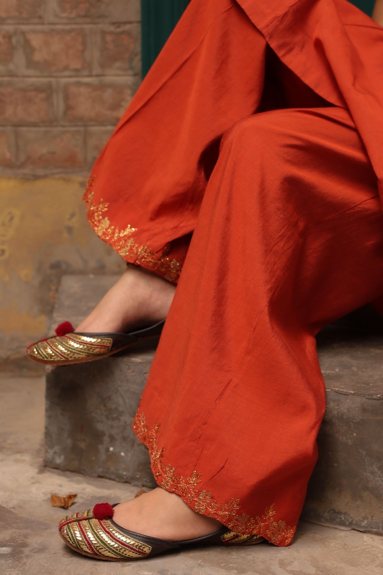 Burnt Rose Flared Ensemble