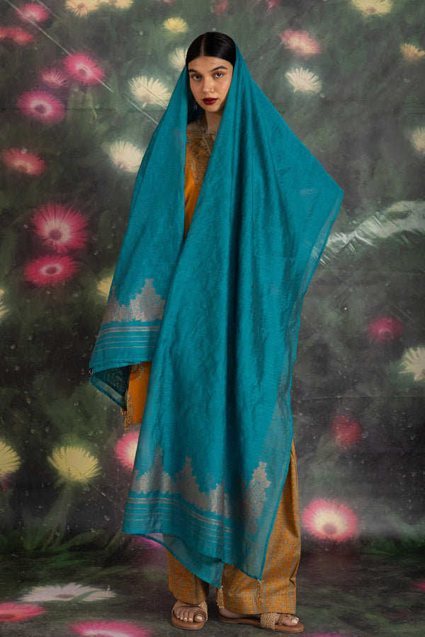 Golden Rose Dupatta
