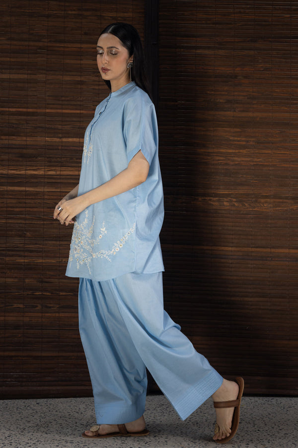 Soft Embroidered Tarkashi Set