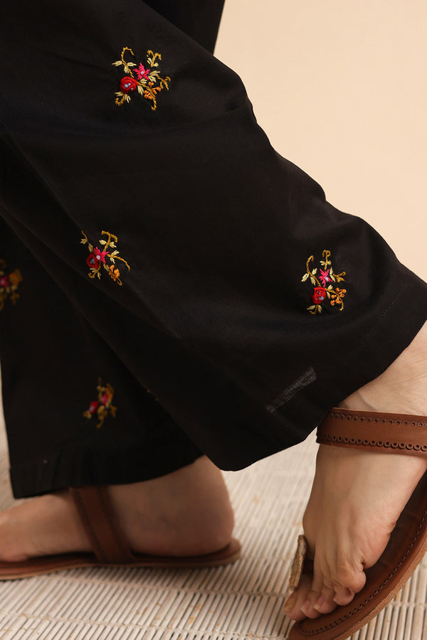 Hand-Embroidered Classic-Fit Shalwar
