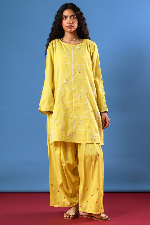 Tarkashi Blooms Farshi Set