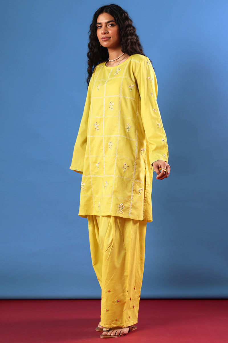 Tarkashi Blooms Farshi Set