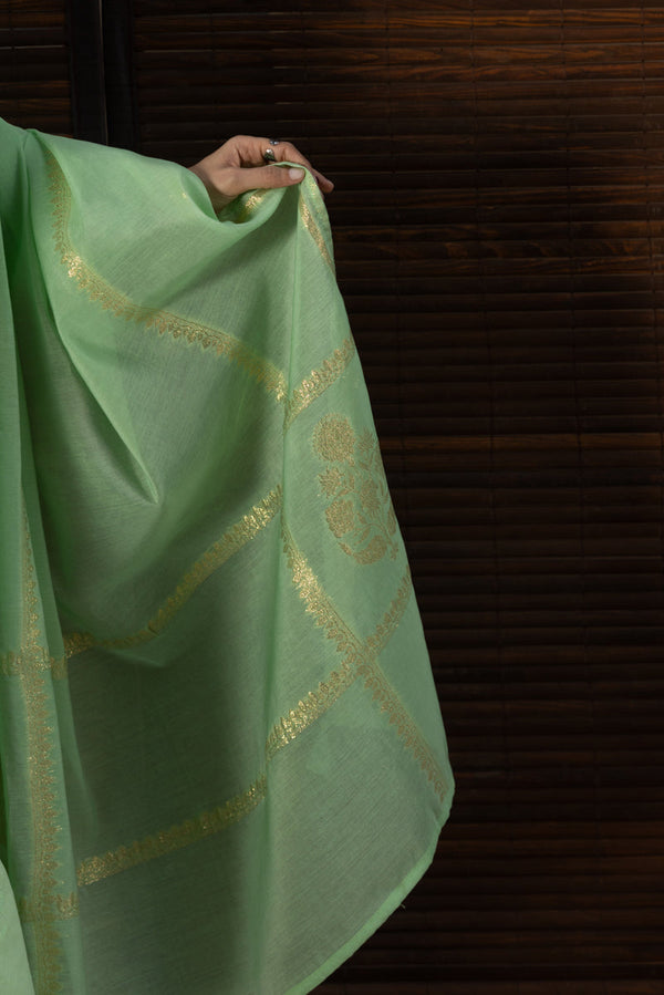 Hand-Embroidered 3-Piece Angrakha Set