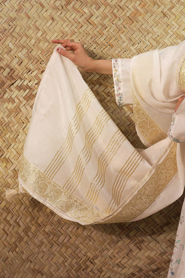 Hand-Crafted Angrakha 3-Piece Suit