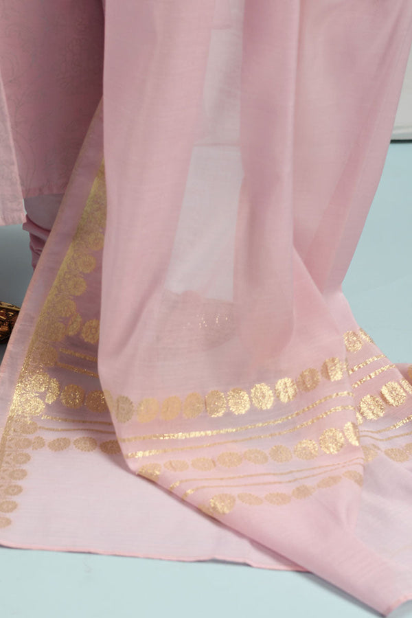 Hand-Crafted 3-Piece Anarkali Set