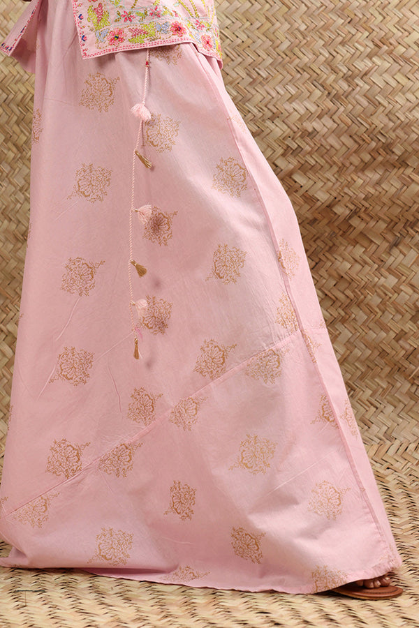 Hand-Crafted Mughal Skirt Set