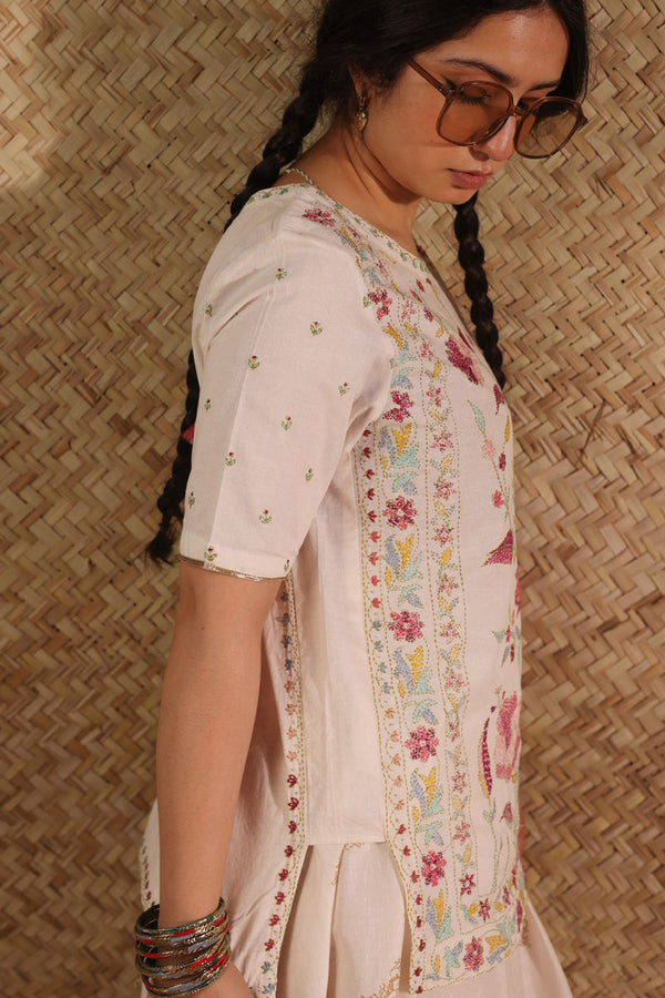 Hand-Crafted Mughal Skirt Set