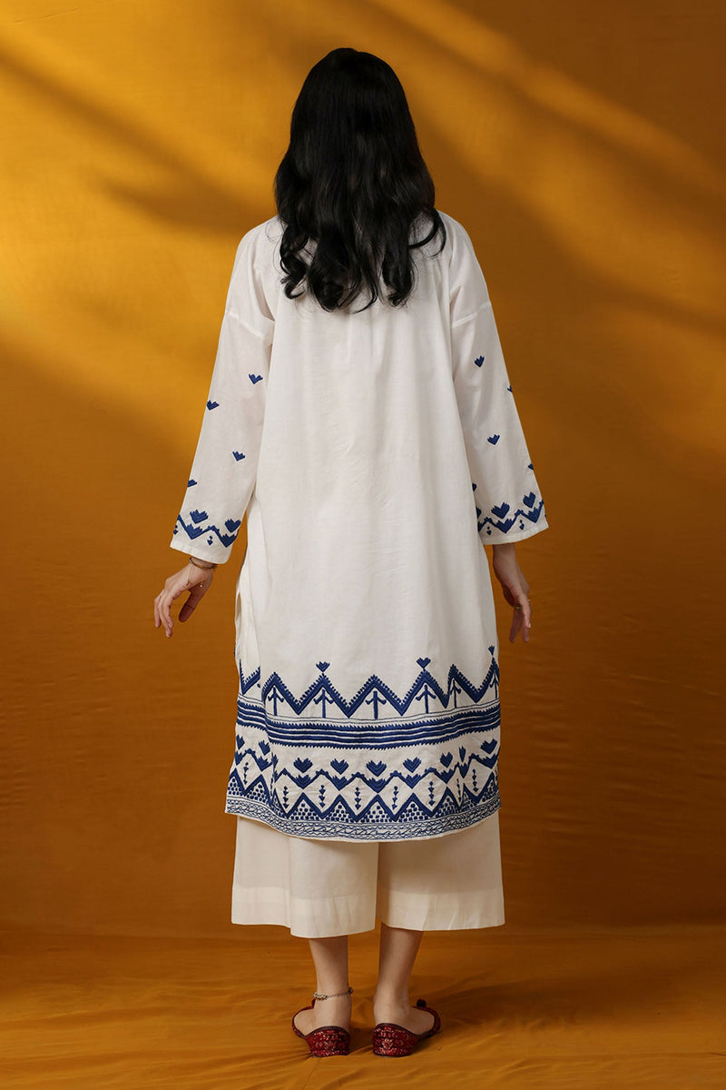 N K R Embroidered Shirt