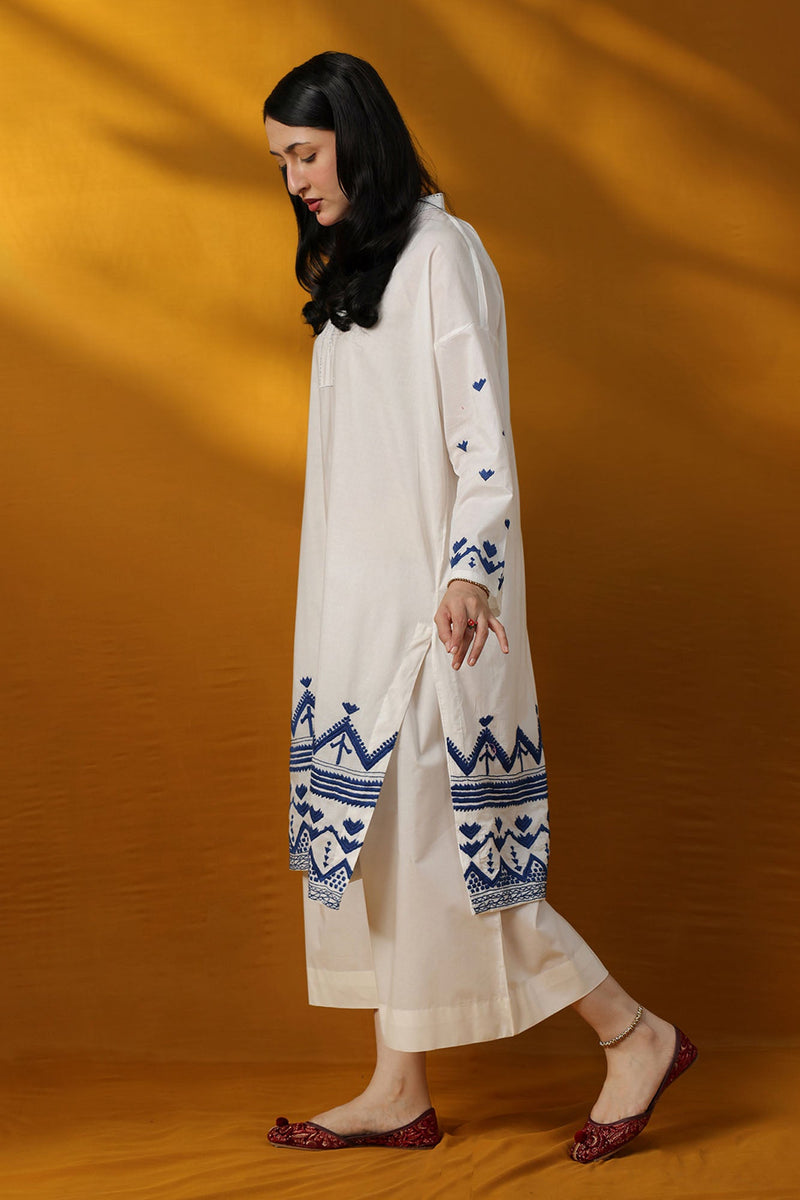N K R Embroidered Shirt