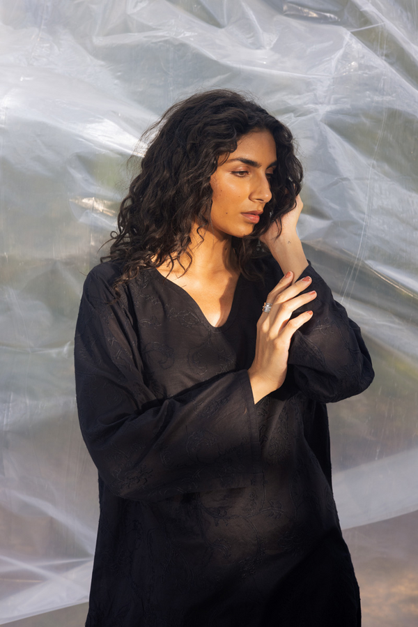 Hand-Stitch N K R Shirt