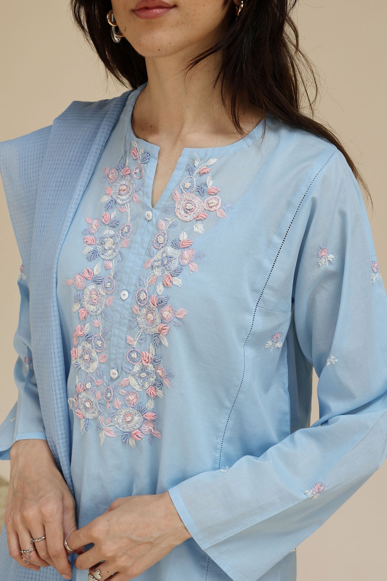 Hand-Embroidered 3-Piece Suit