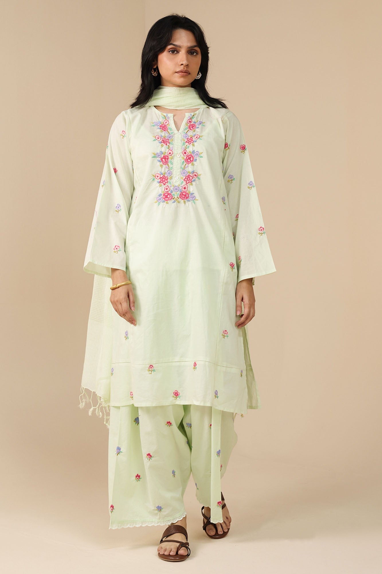 Hand-Embroidered 3-Piece Suit