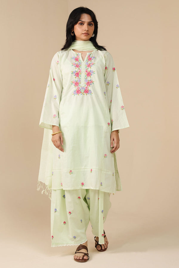 Hand-Embroidered 3-Piece Suit