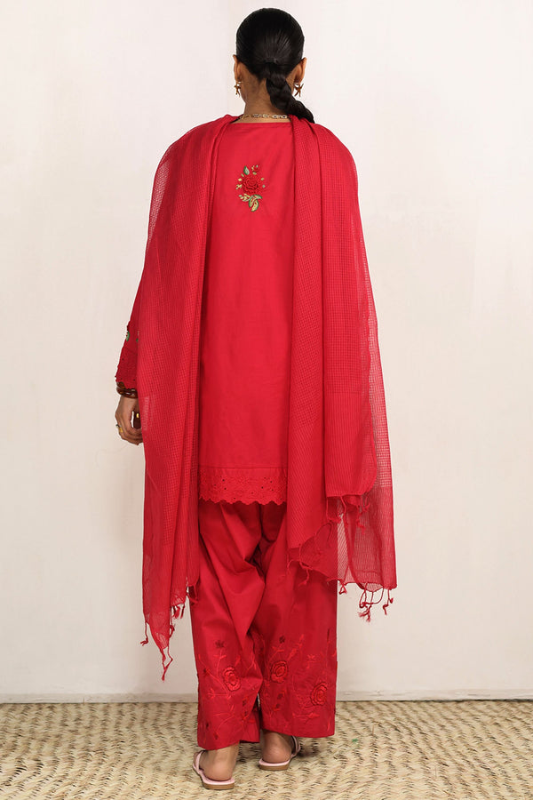 Hand Embroidered Farshi Ensemble