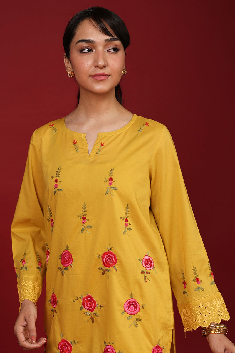 Hand Embroidered Farshi Ensemble