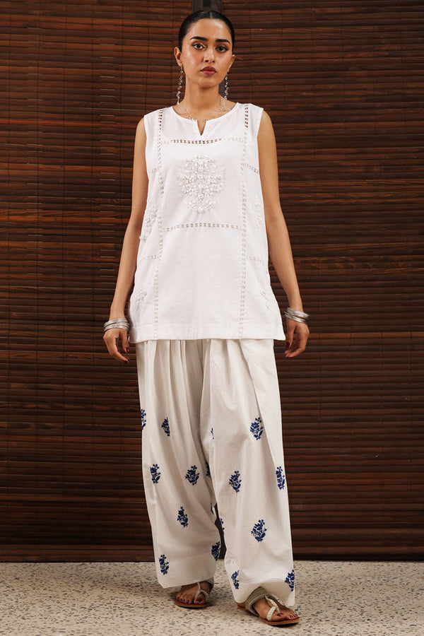 N K R Embroidered Shalwar