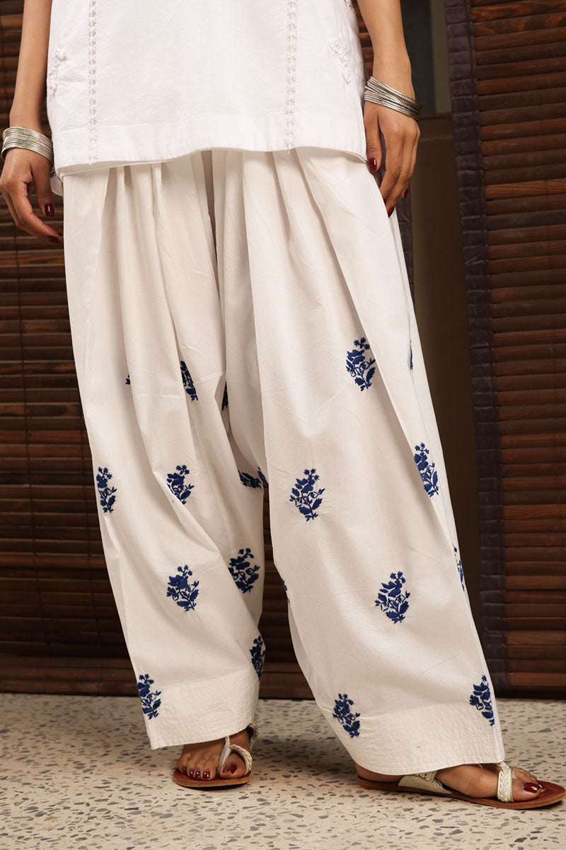 N K R Embroidered Shalwar