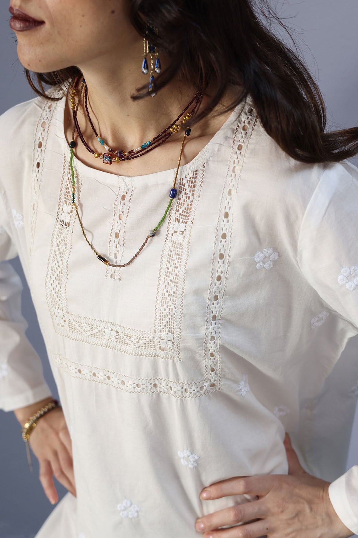 Hand Embroidered Shirt