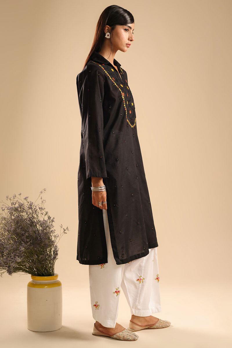 Phool Hand-Embroidered N K R Shirt
