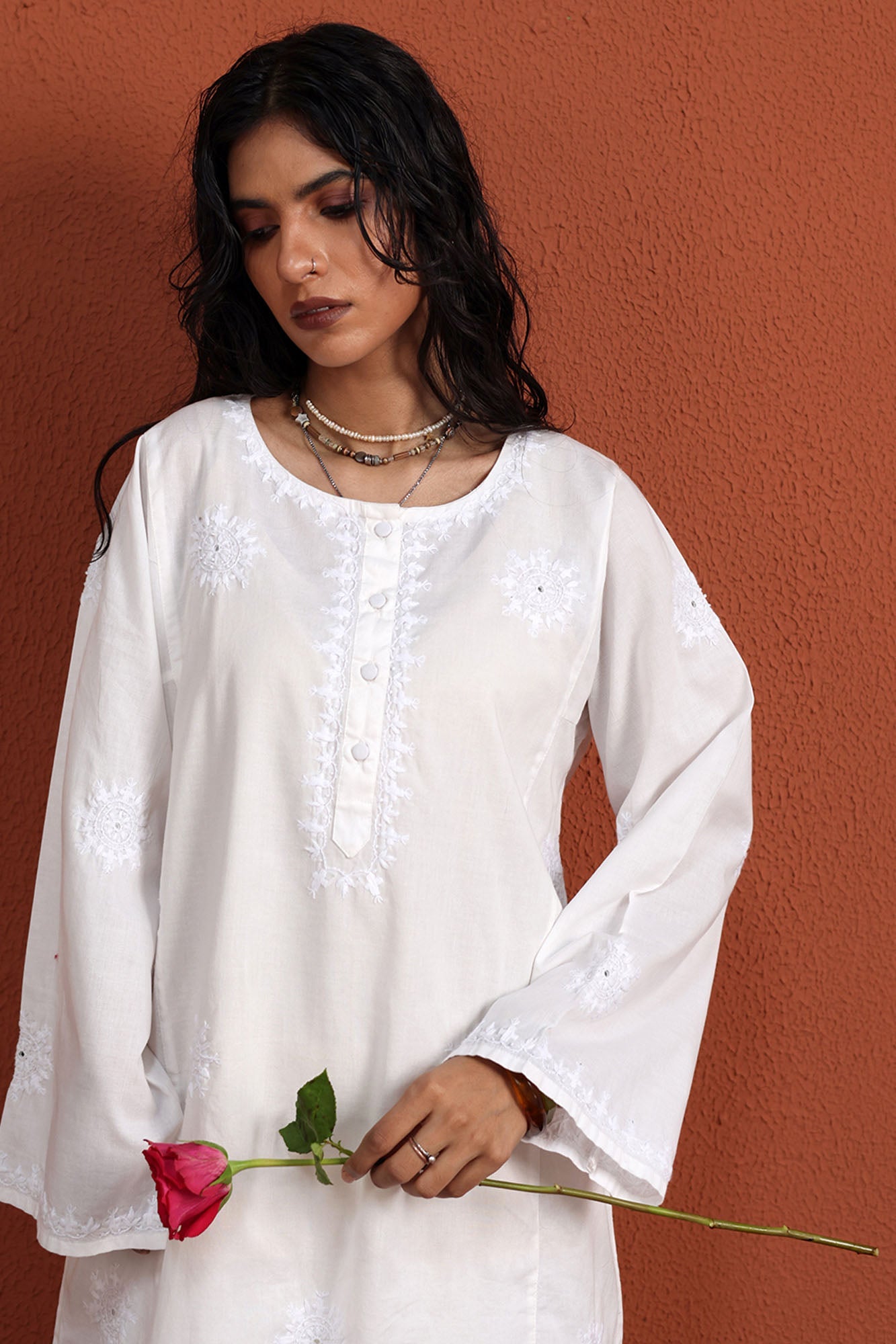 Hand Embroidered Sunflower Set
