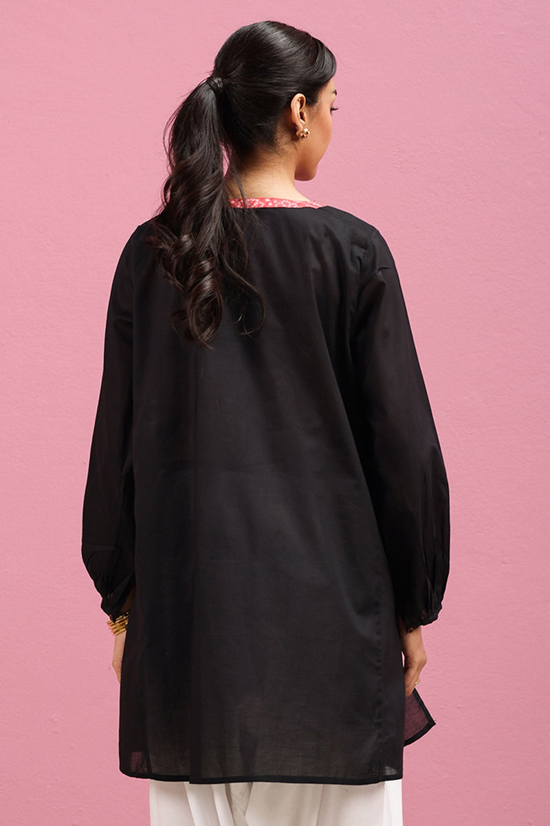 Hand-Embroidered Floral Shirt