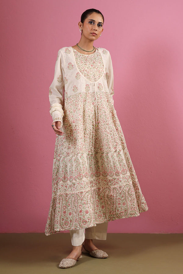 Block Printed Anarkali