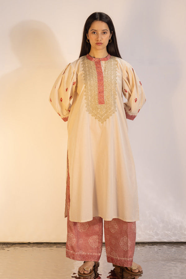 Jacquard Embroidered Set