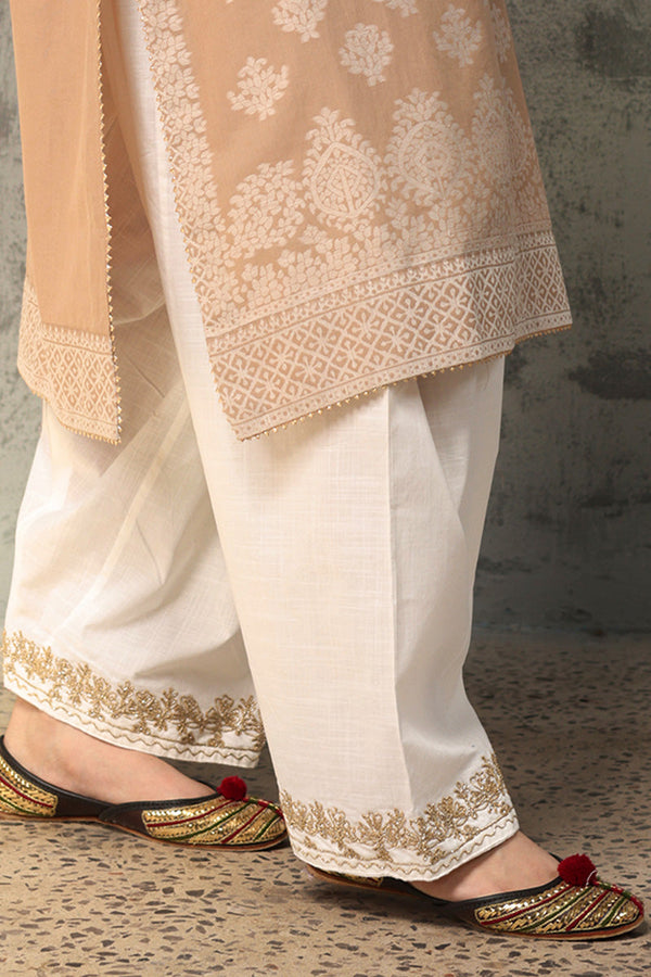 Embroidered Jacquard Set