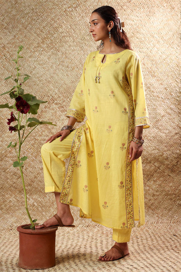 Gota Naqsh Jamni Set