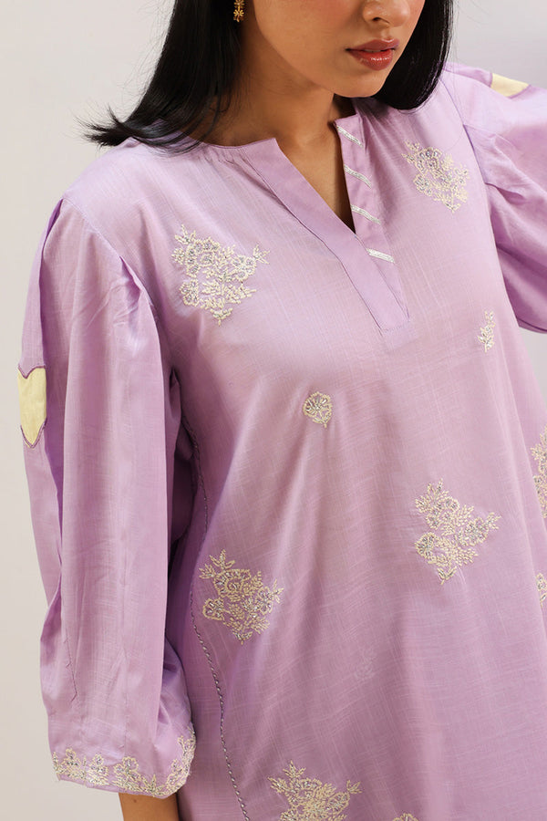 Embroidered Gota Jamni Set