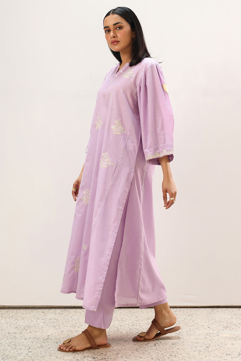 Embroidered Gota Jamni Set