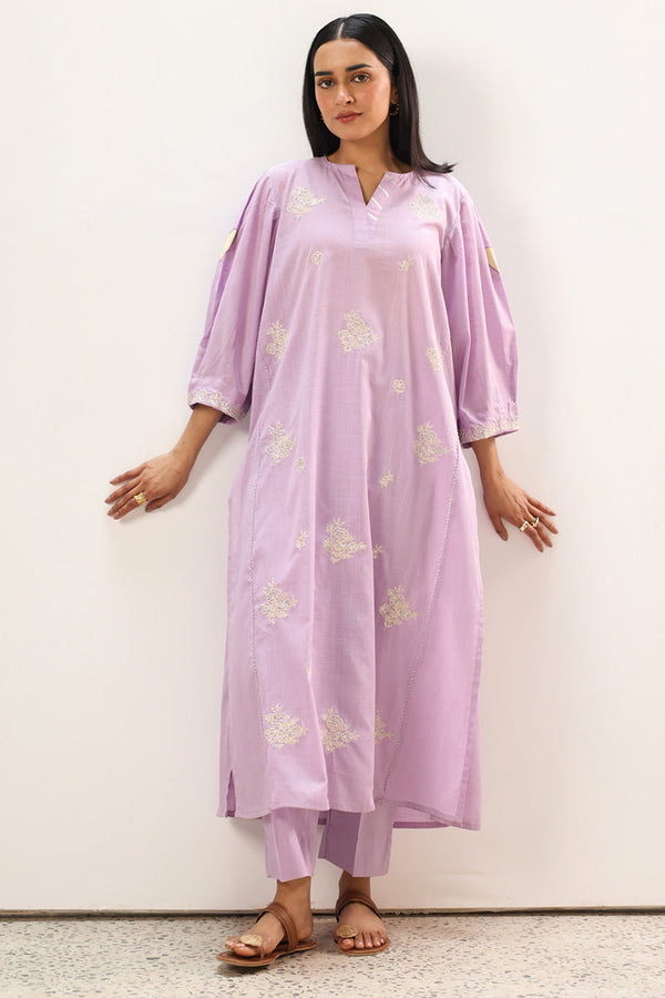 Embroidered Gota Jamni Set