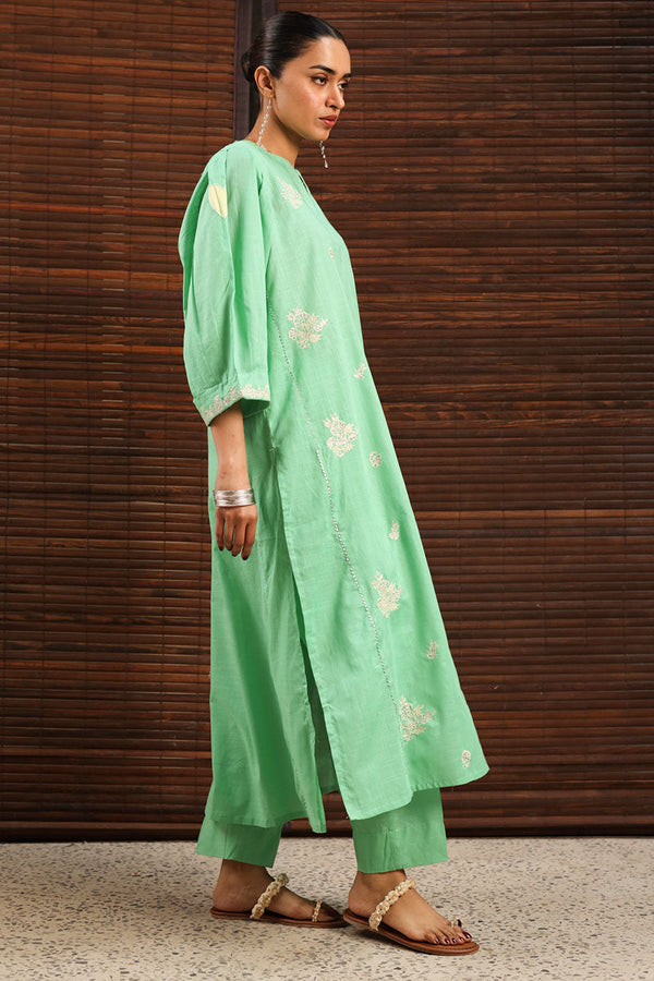 Embroidered Gota Jamni Set