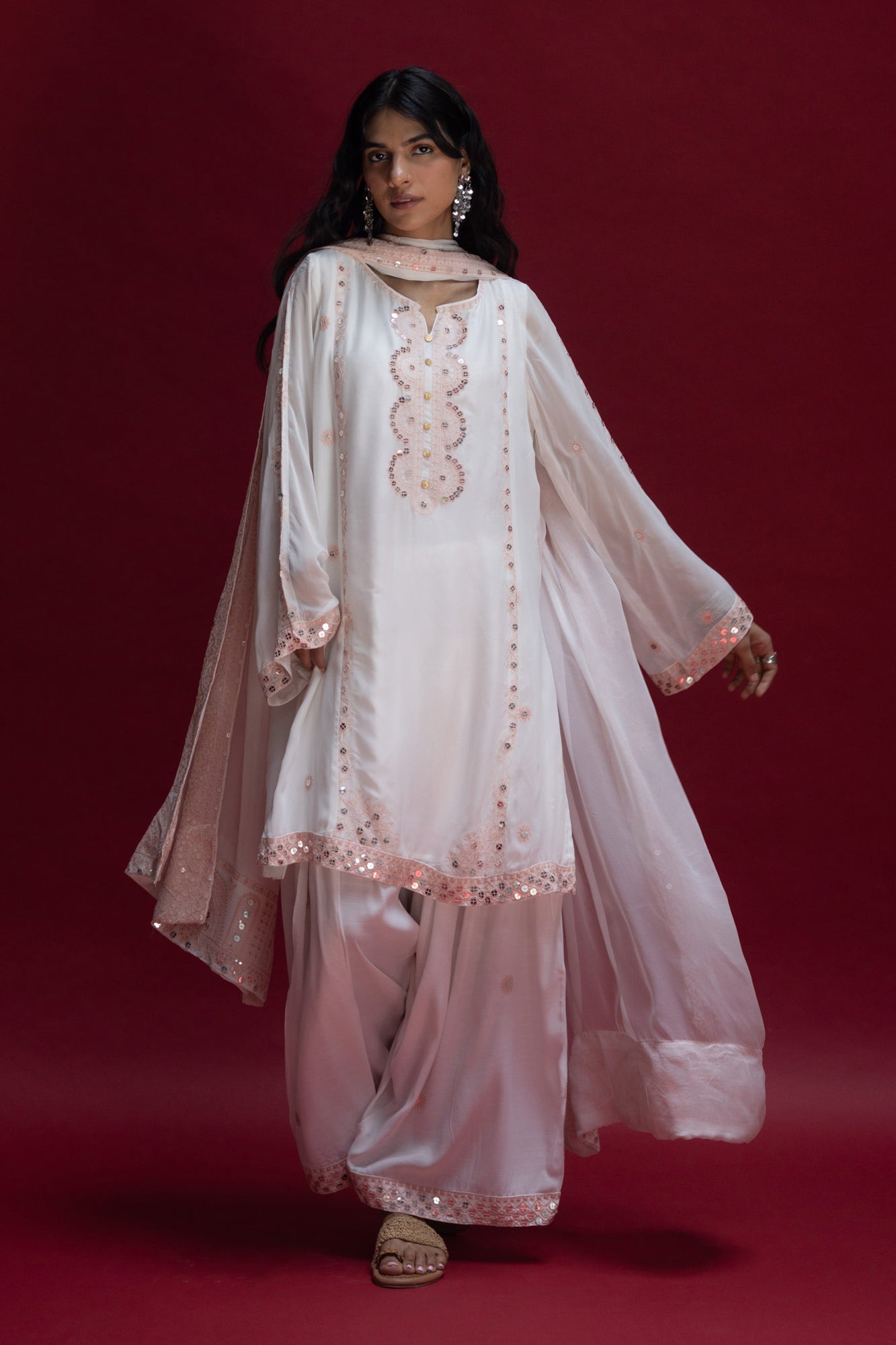 Sunehri Sequin 3-Piece Ensemble