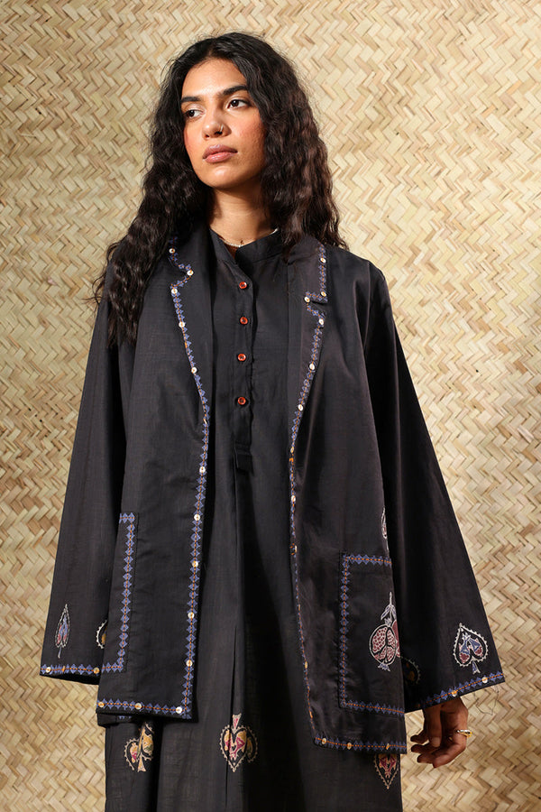 Hand-Block Printed Jacket