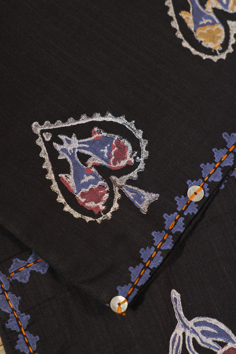 Hand-Block Printed Jacket