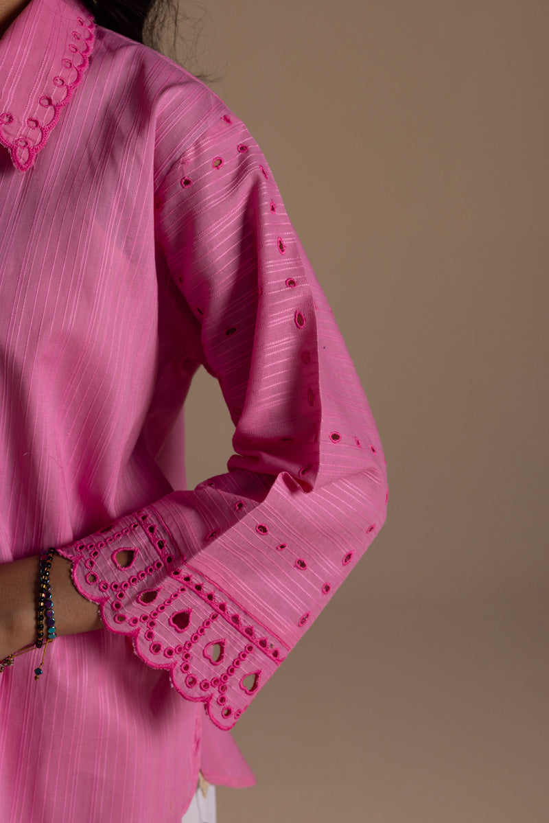 Broderie Blush Edit Top