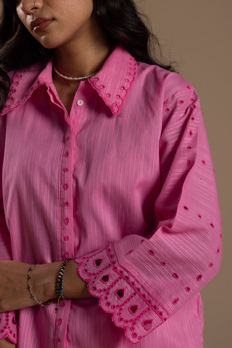 Broderie Blush Edit Top