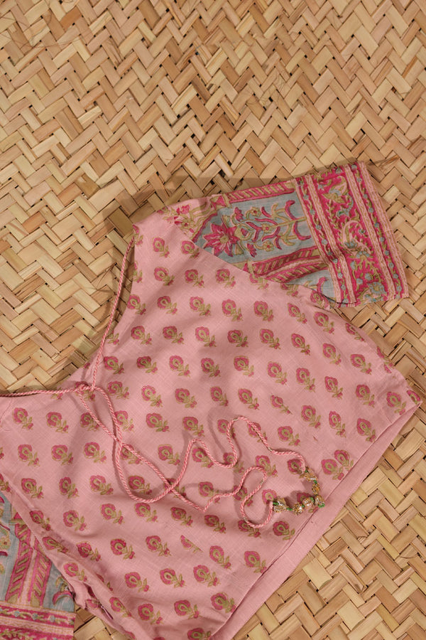 Block-Printed Jamni Saree