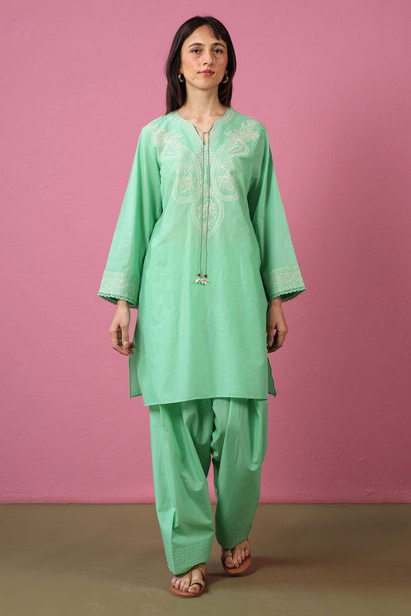 Paisley Embroidered Set