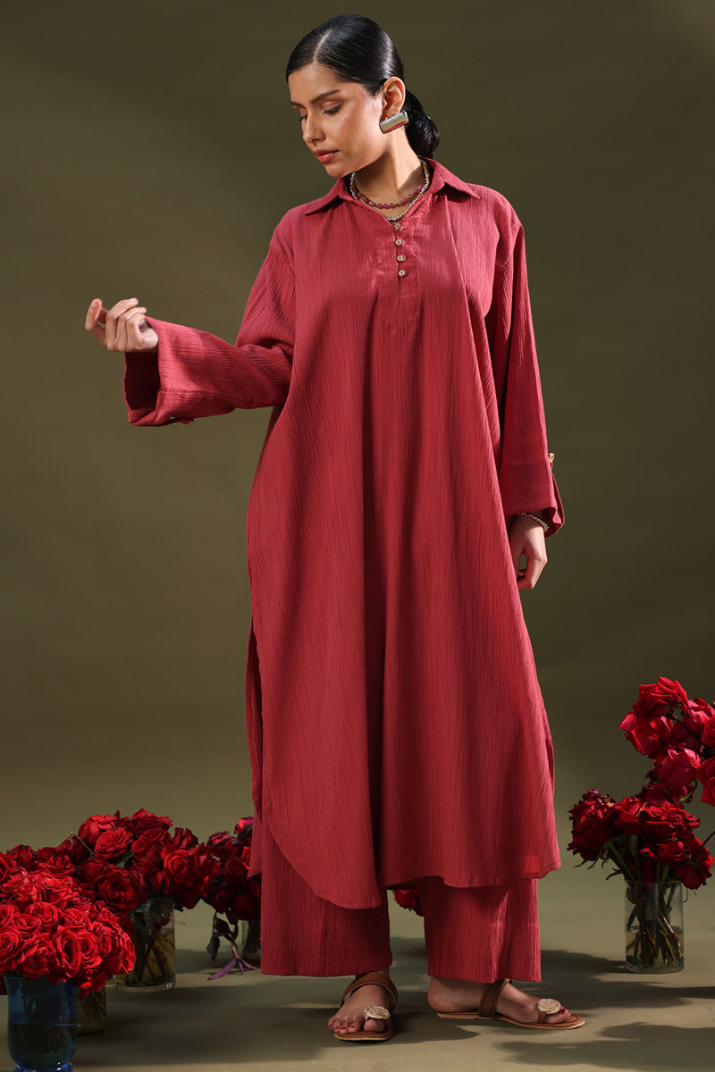 Pure Soft Line Co-Ord Set