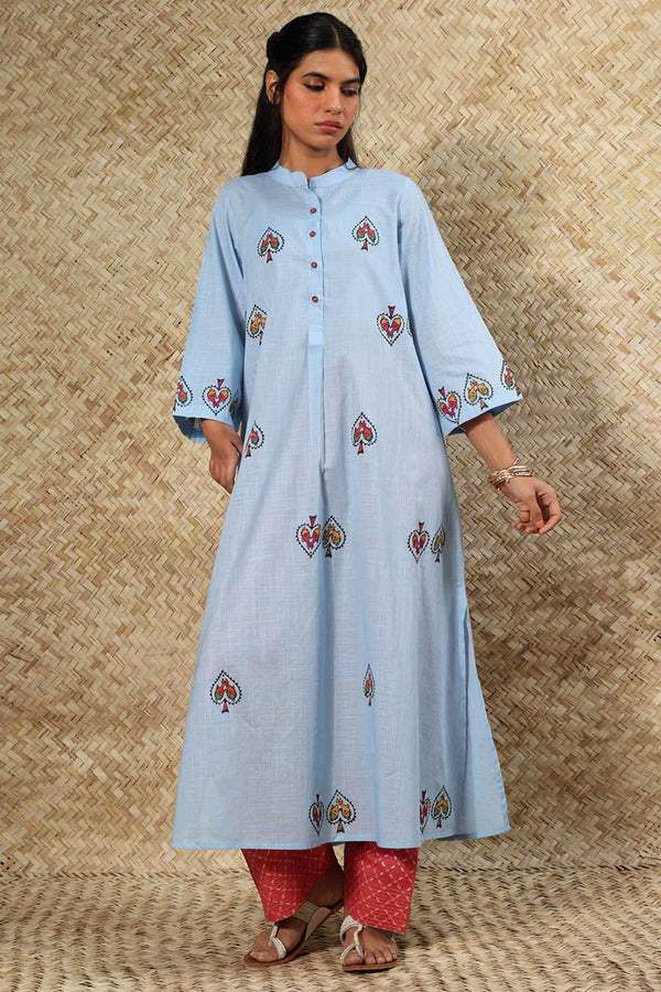 Hand-Block Printed Kurta