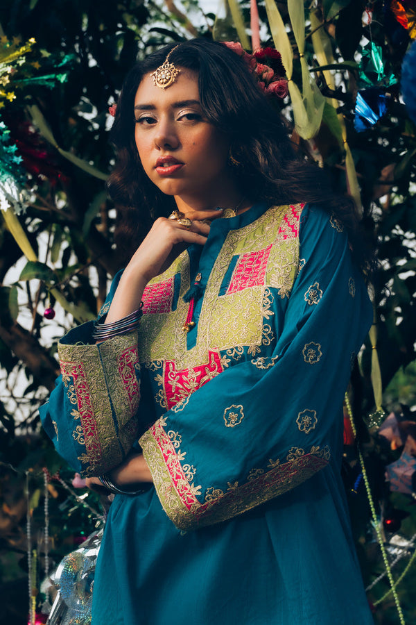 Chand Rang Embroidered Set