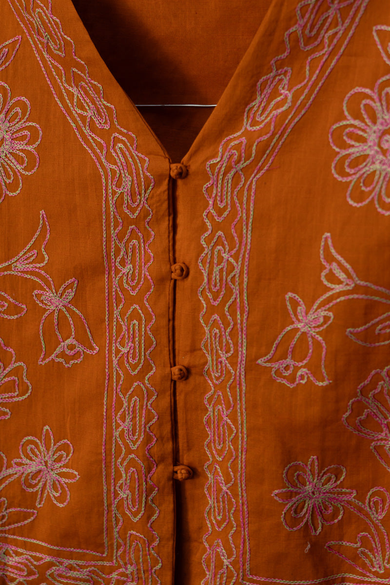 Embroidered Zouk Koti
