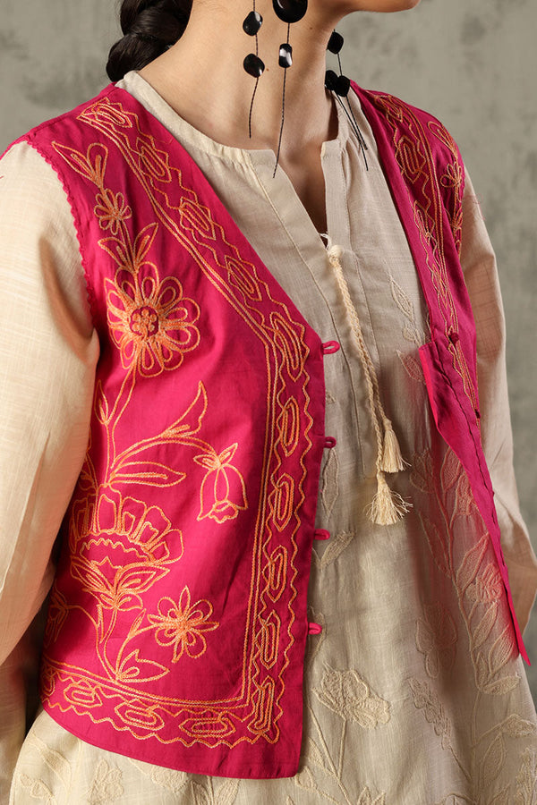 Embroidered Zouk Koti