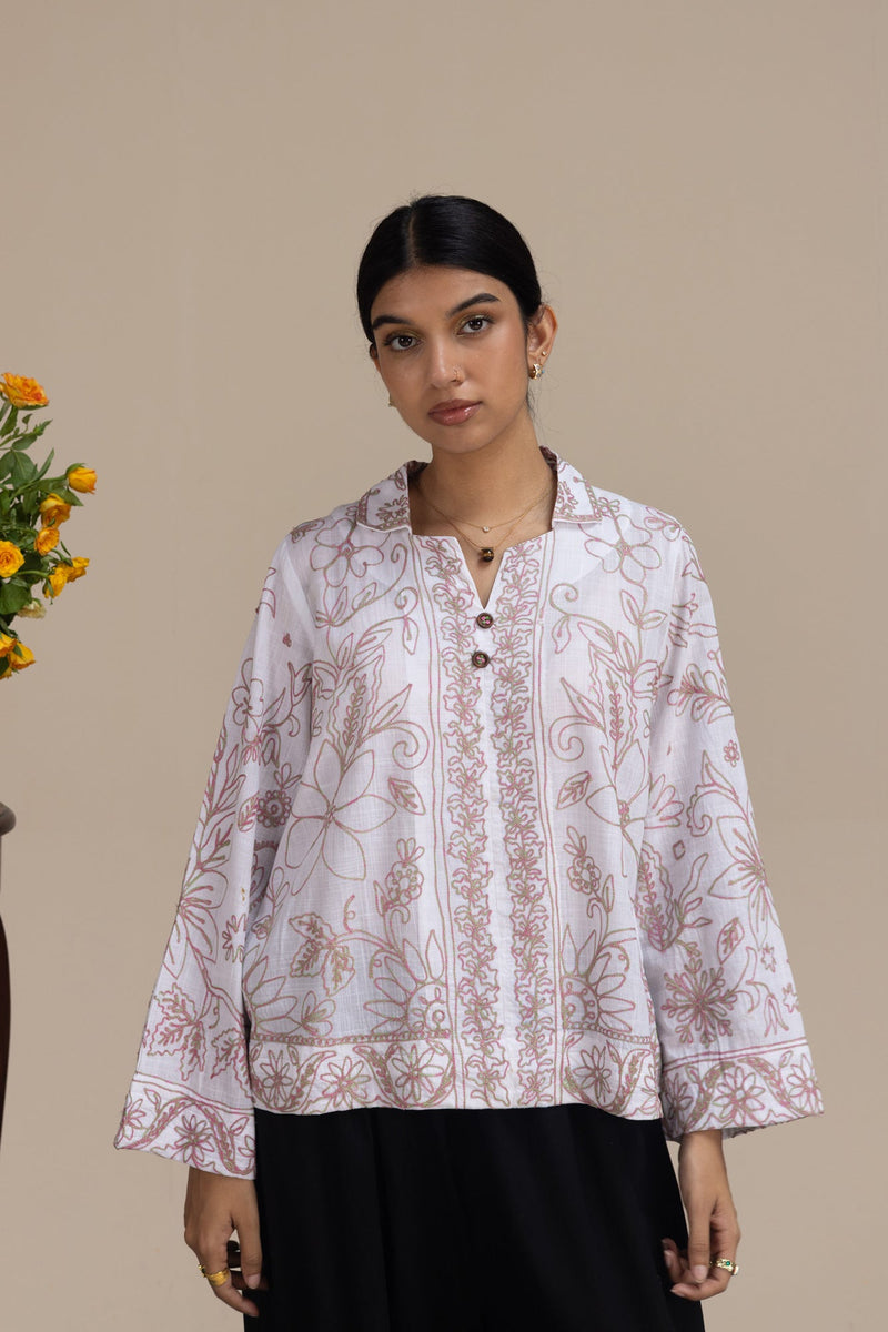 Zouk Embroidered Top