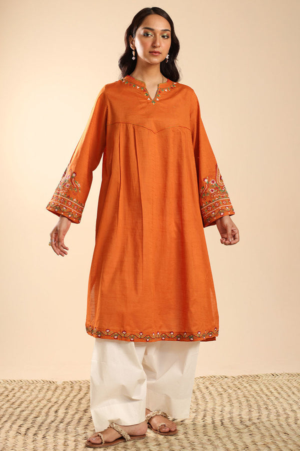 Phulkari Zouk Kurta