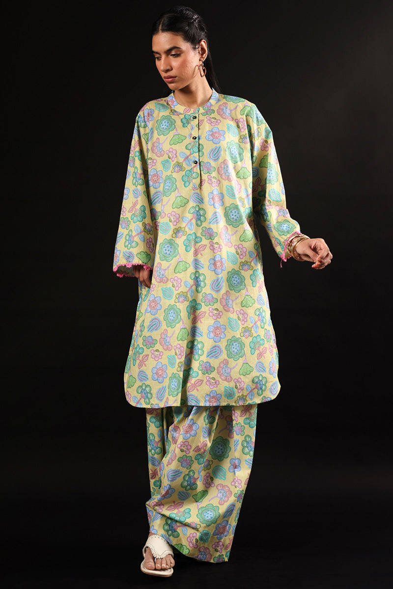 Petal Mist Farshi Set