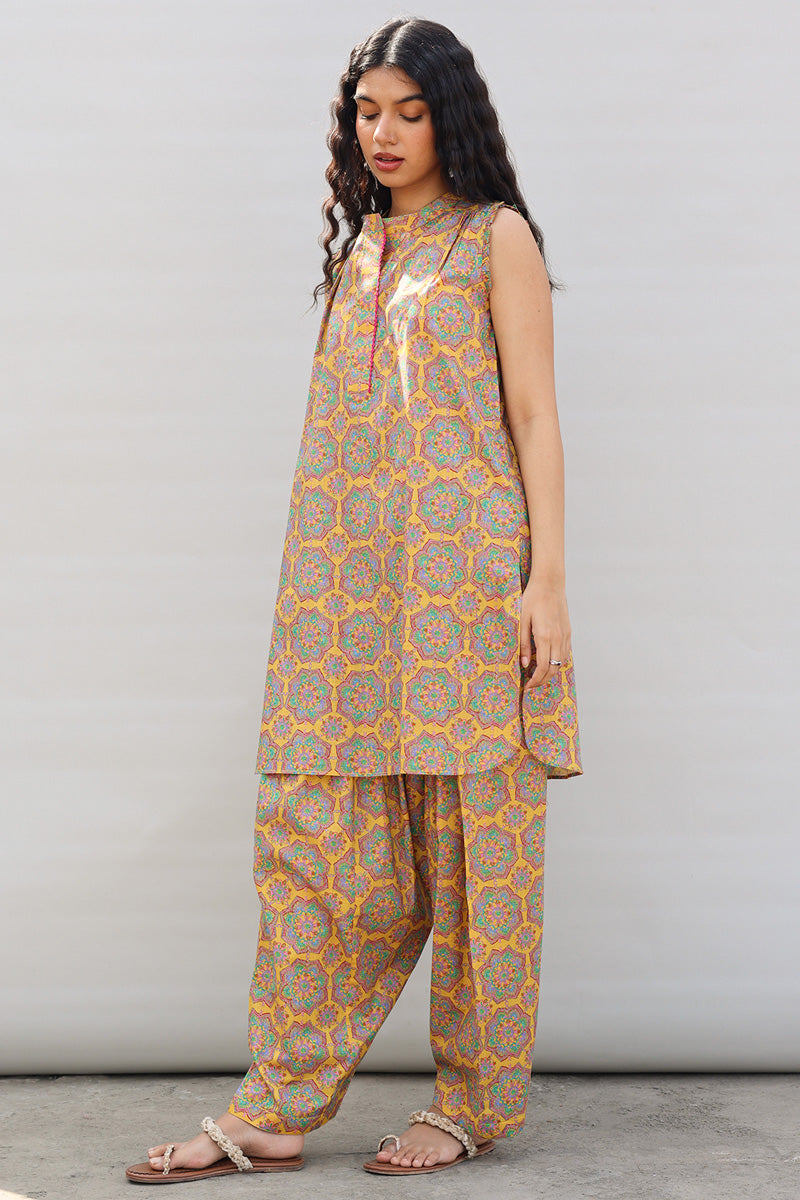 Pleated Crochet Duo Set